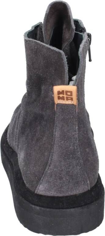 Moma Suede Enkellaarzen voor vrouwen Gray Dames