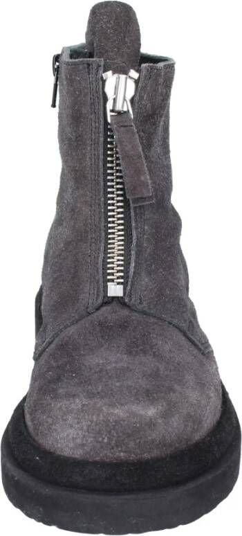 Moma Suede Enkellaarzen voor vrouwen Gray Dames