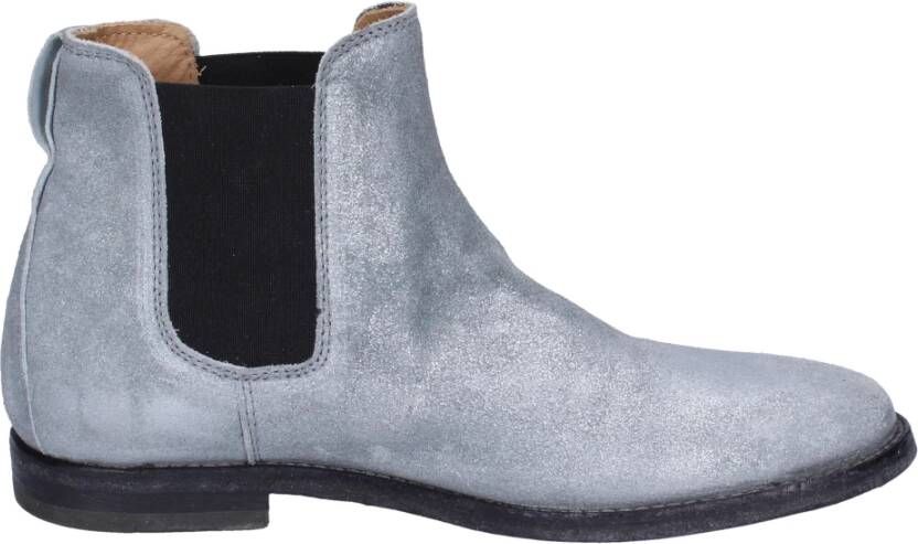 Moma Suede Enkellaarzen voor Vrouwen Gray Dames