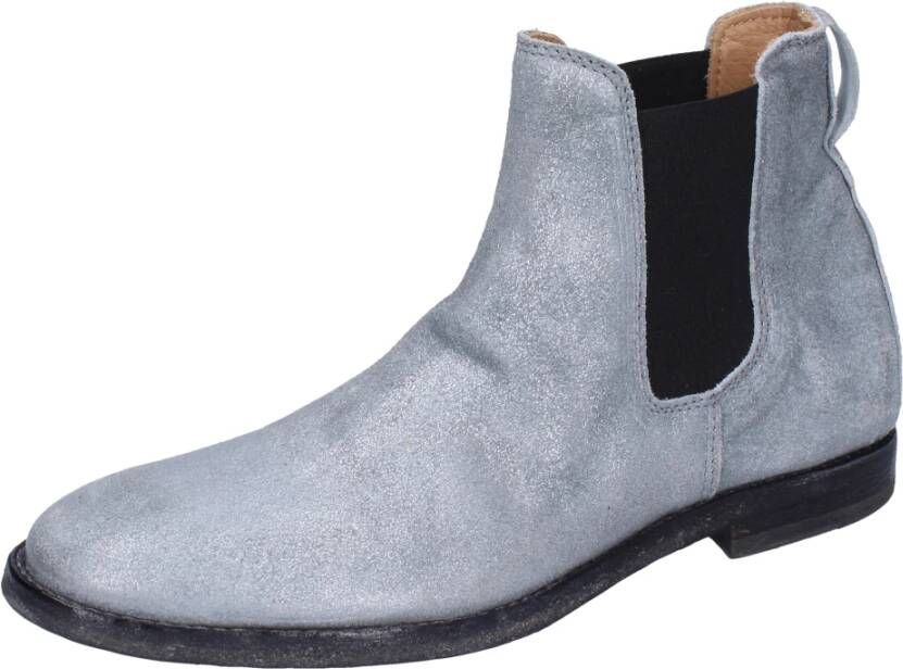 Moma Suede Enkellaarzen voor Vrouwen Gray Dames