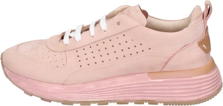 Moma Suede Leren Dames Sneakers Pink Dames