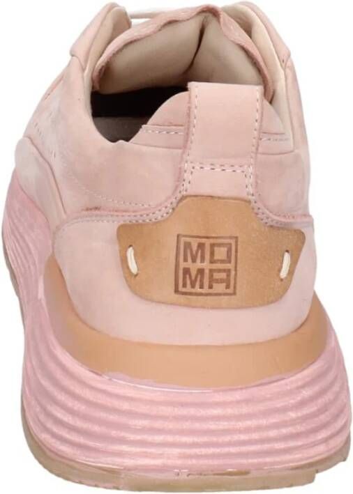 Moma Suede Leren Dames Sneakers Pink Dames