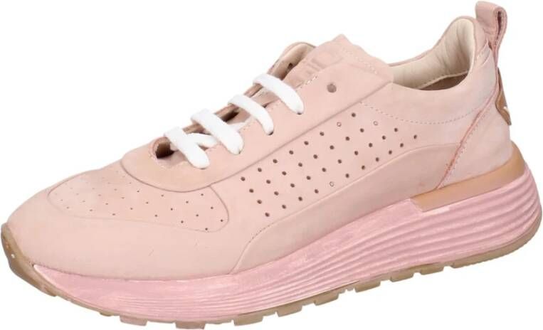 Moma Suede Leren Dames Sneakers Pink Dames