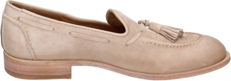 Moma Suede Loafers voor Mannen Beige Heren