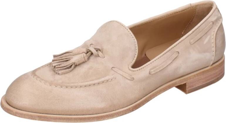 Moma Suede Loafers voor Mannen Beige Heren