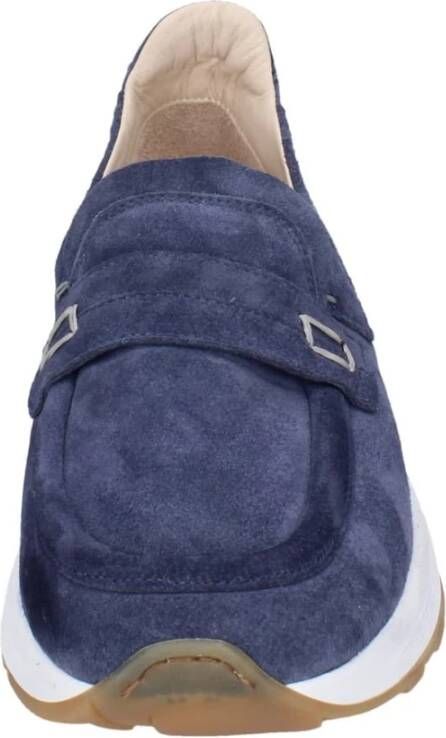 Moma Suede Loafers voor Mannen Blue Heren