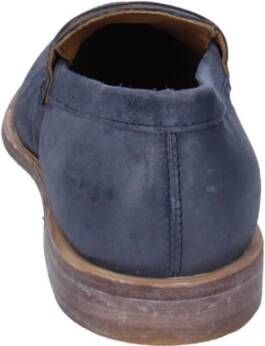 Moma Suede Loafers voor Mannen Blue Heren