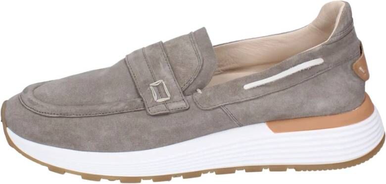 Moma Suede Loafers voor Mannen Gray Heren