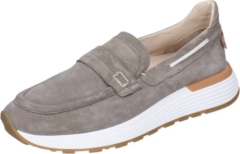 Moma Suede Loafers voor Mannen Gray Heren