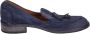 Moma Suede Loafers voor Vrouwen Blue Dames - Thumbnail 3