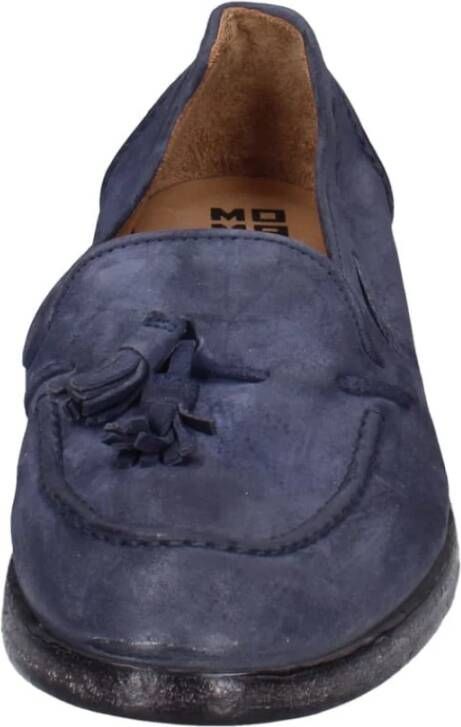 Moma Suede Loafers voor Vrouwen Blue Dames