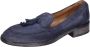 Moma Suede Loafers voor Vrouwen Blue Dames - Thumbnail 5