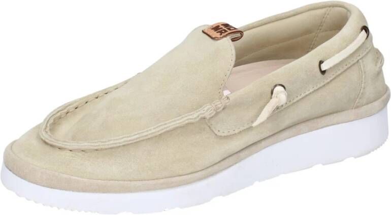 Moma Suede Loafers voor Vrouwen Green Dames