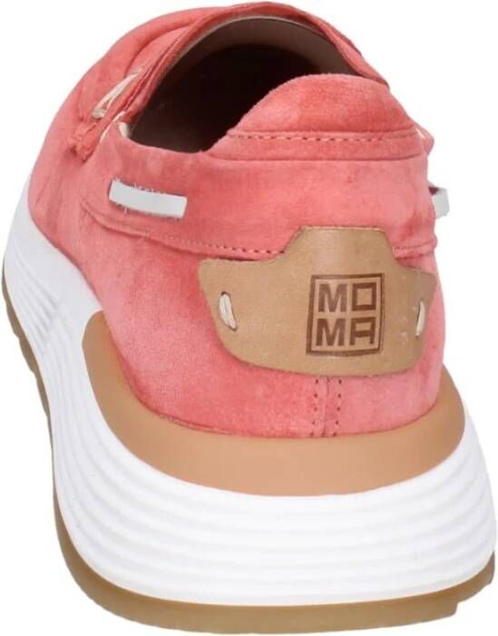 Moma Suede Loafers voor Vrouwen Pink Dames