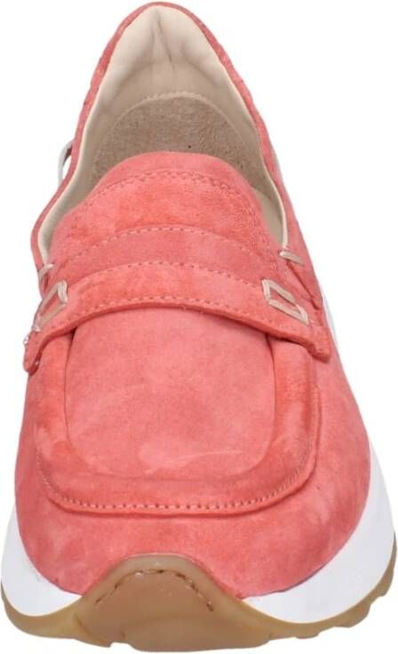 Moma Suede Loafers voor Vrouwen Pink Dames