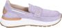 Moma Suede Loafers voor Vrouwen Purple Dames - Thumbnail 3