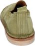 Moma Suede Slip On Loafers Vrouwen Green Dames - Thumbnail 3