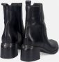 Moma Zwarte enkellaarzen voor winteroutfits Black Dames - Thumbnail 4