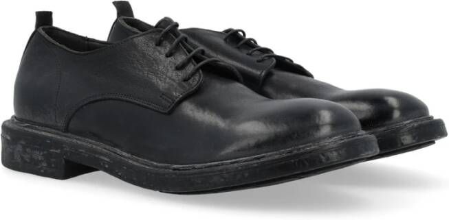 Moma Zwarte Heren Veterschoenen Black Heren