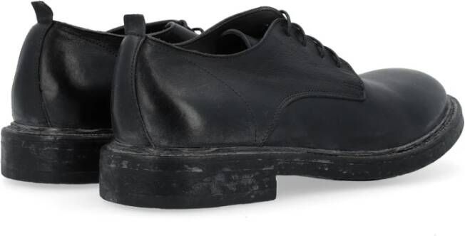 Moma Zwarte Heren Veterschoenen Black Heren