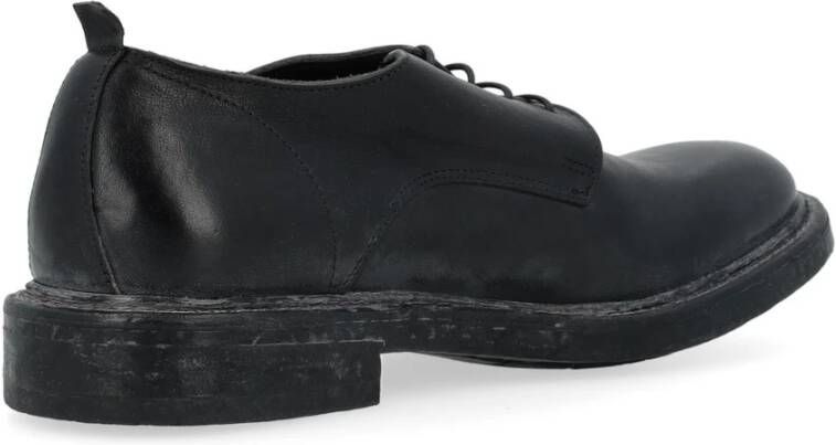 Moma Zwarte Heren Veterschoenen Black Heren