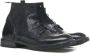 Moma Zwarte Leren Veterschoenen Black Heren - Thumbnail 3