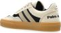 Moncler Canvas Leren Sneakers Ronde Neus Beige - Thumbnail 13