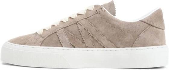 Moncler Beige Sneakers Stijlvolle Eco-vriendelijke Schoenen Beige Dames