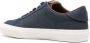 Moncler Blauwe Leren Sneakers Vetersluiting Blue Heren - Thumbnail 3