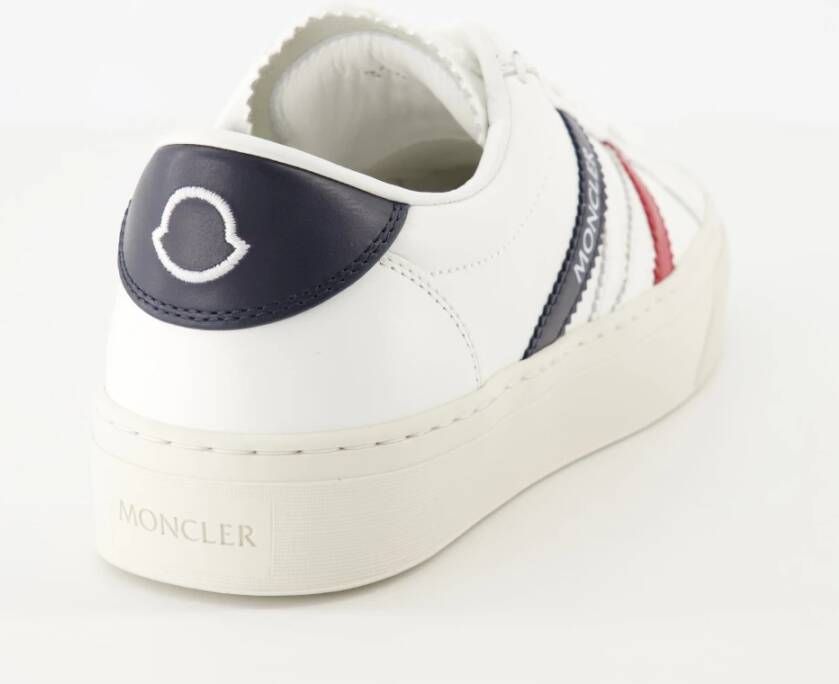 Moncler Elegante Leren Manden Lente-Zomer 2025 White Dames