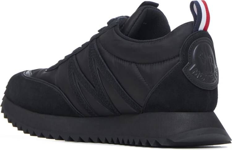 Moncler Gewatteerde Lage Top Sneakers Zwart Black Heren