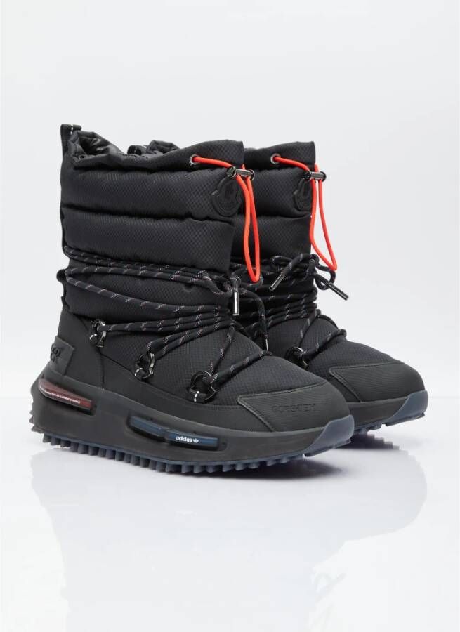 Moncler Gewatteerde Mid-Enkellaarzen Black Dames