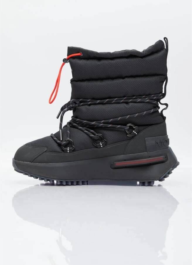 Moncler Gewatteerde Mid-Enkellaarzen Black Dames