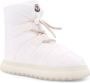 Moncler Gewatteerde nylon enkellaarzen met trekkoord White Dames - Thumbnail 2