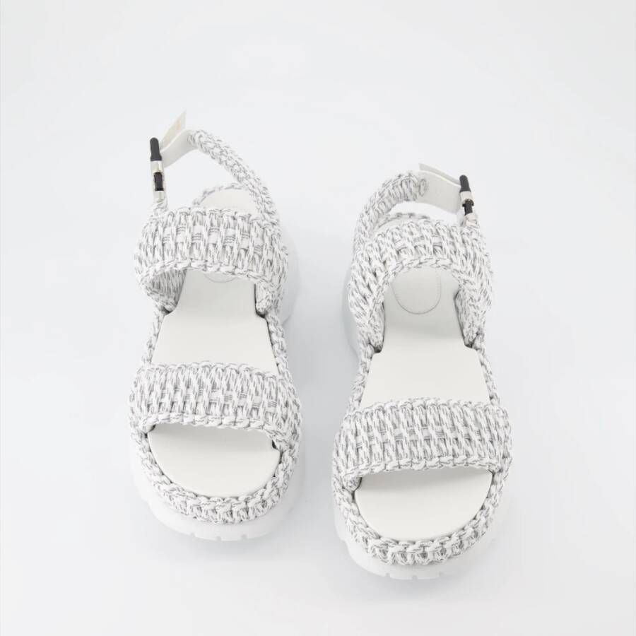 Moncler Geweven Belay Sandalen Gray Dames