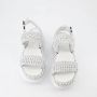 Moncler Geweven Belay Sandalen Gray Dames - Thumbnail 5