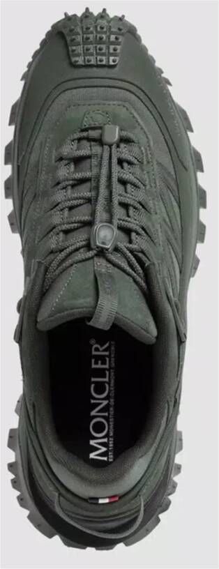 Moncler Groene Sneakers met Waterdichte Nylon Bovenkant Green Heren