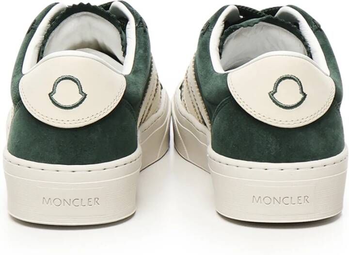 Moncler Groene Suède Veterschoenen Green Heren