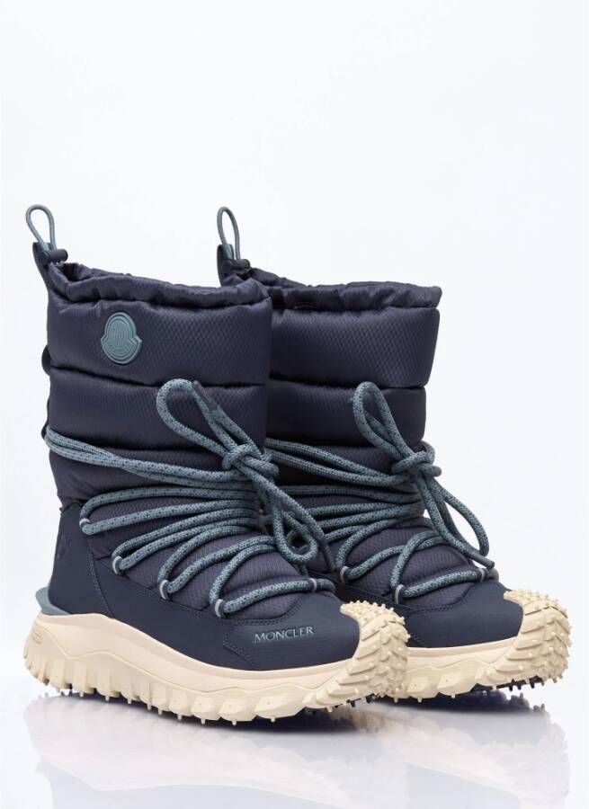 Moncler GTX Hoge Laarzen met Gore-Tex Membraan Blue Heren