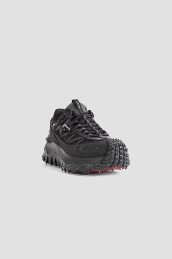 Moncler GTX Zwarte Sneakers met Carbon Fiber Black Heren