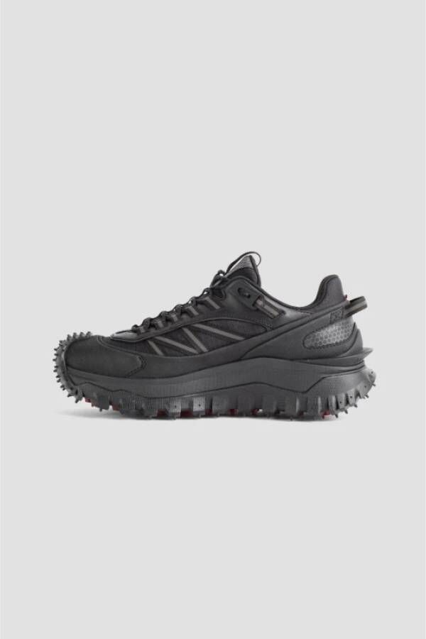 Moncler GTX Zwarte Sneakers met Carbon Fiber Black Heren