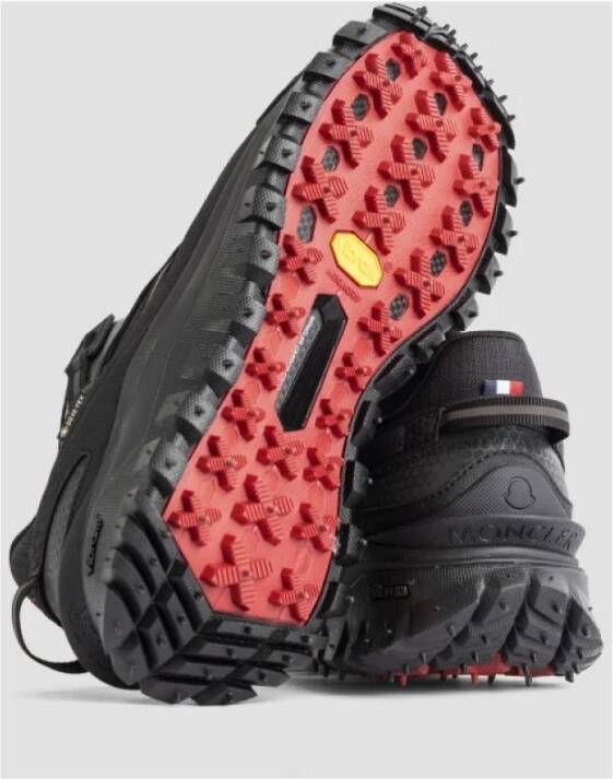 Moncler GTX Zwarte Sneakers met Carbon Fiber Black Heren