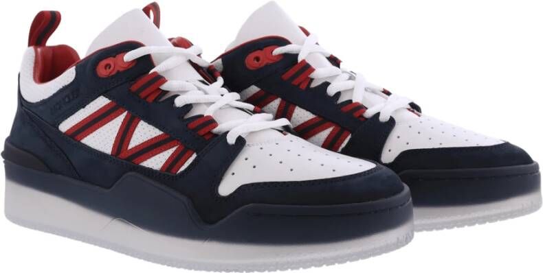 Moncler Pivot Sneakers Blauw Rood Multicolor Heren