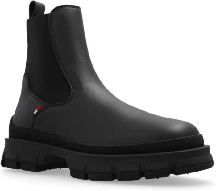 Moncler Hevea Chelsea Enkellaarzen Black Heren