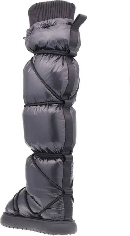 Moncler Hoge laarzen met zak en details Black Dames