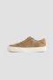 Moncler Klassieke lichtbruine nubuck leren sneakers Beige Heren - Thumbnail 5