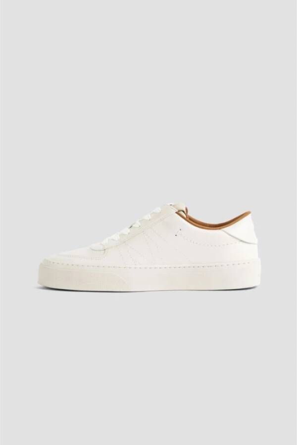 Moncler Klassieke witte leren sneakers White Heren