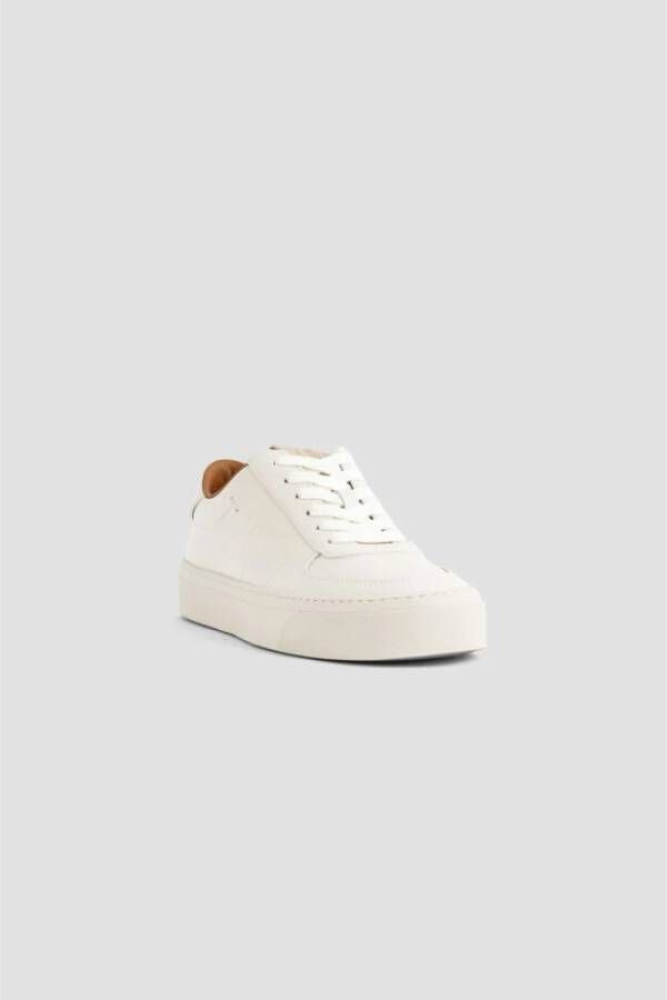 Moncler Klassieke witte leren sneakers White Heren