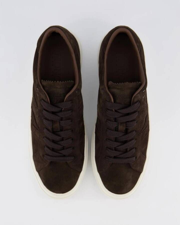 Moncler Lage Sneakers Brown Heren