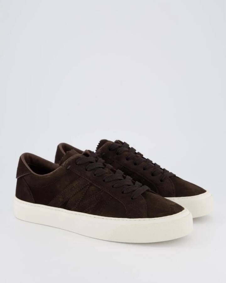 Moncler Lage Sneakers Brown Heren